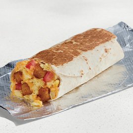 Cheesy Toasted Burrito Fiesta Potato