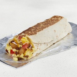 Grande Toasted Burrito Bacon